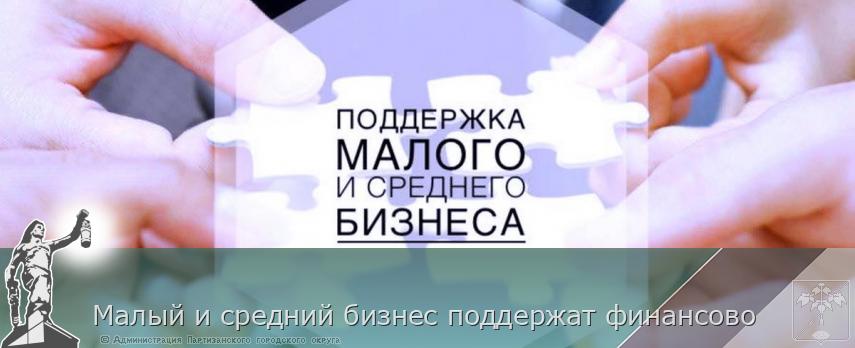 Малый и средний бизнес поддержат финансово | Администрация муниципального округа город Партизанск Приморского края Официальный сайт