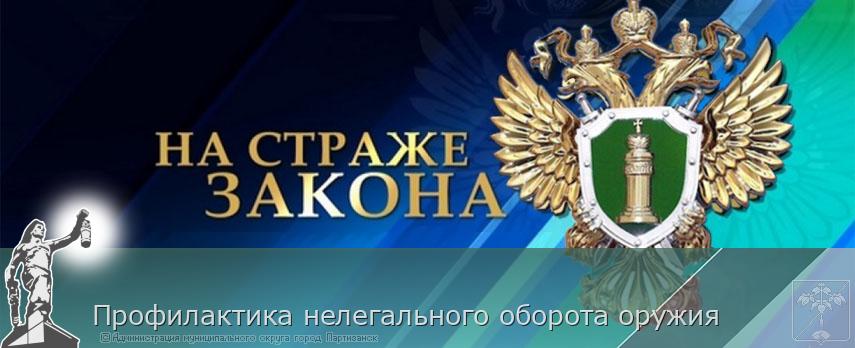 Профилактика нелегального оборота оружия | Администрация муниципального округа город Партизанск Приморского края Официальный сайт