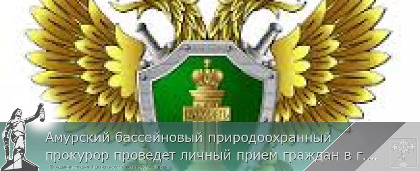 Амурский бассейновый природоохранный прокурор проведет личный прием граждан в г.  Владивостоке Приморского края